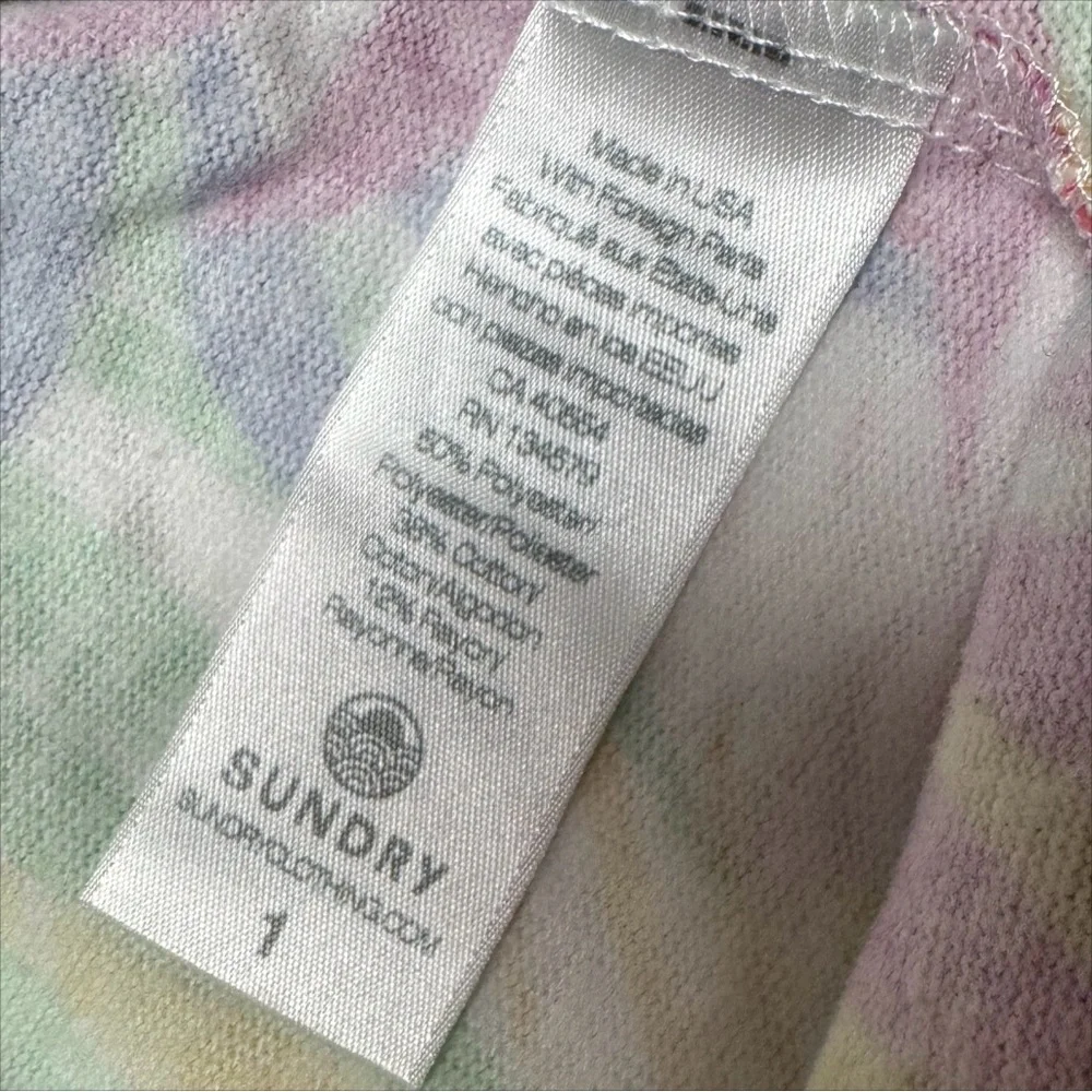 Sundry | Tropical Print Cutoff Short - Cozy Chic - Summer Vibe - NWT - Picture 5 of 10